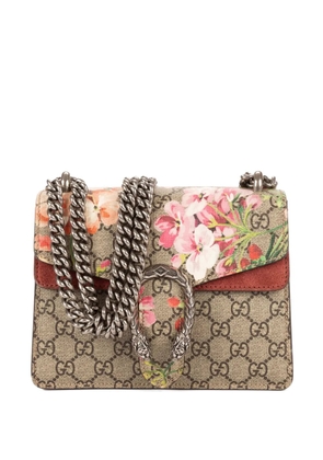 Gucci Pre-Owned Dionysus floral-print chain-strap shoulder bag - Neutrals