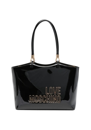 Love Moschino logo-detail tote bag - Black