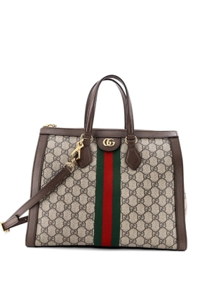 Gucci Pre-Owned Ophidia Top Handle GG Coated Canvas Medium tote bag - Brown
