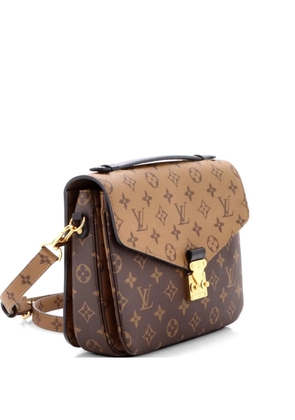 Louis Vuitton Pre-Owned Pochette Metis Reverse Monogram Canvas crossbody bag - Brown