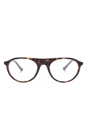 Ray-Ban round-frame glasses - Brown