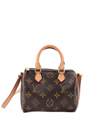 Louis Vuitton Pre-Owned Speedy Bandouliere Bag Monogram Canvas Nano crossbody bag - Brown