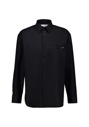 MM6 Maison Margiela long-sleeve cotton shirt - Black