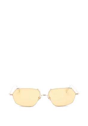 Ahlem Bagnolet geometic-frame sunglasses - Gold