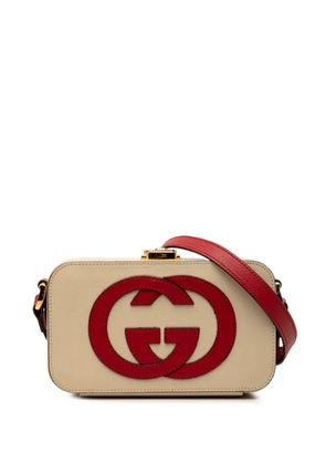 Gucci Pre-Owned 2000-2015 Leather Interlocking G crossbody bag - Brown