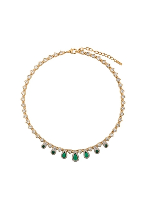 Susan Caplan Vintage 1980's D'Orlan teardrop necklace - Gold