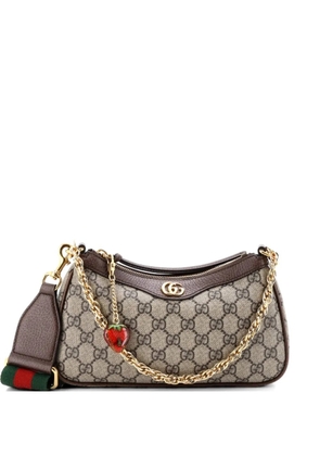 Gucci Pre-Owned Ophidia Charm Shoulder Bag GG Coated Canvas Small crossbody bag - Brown