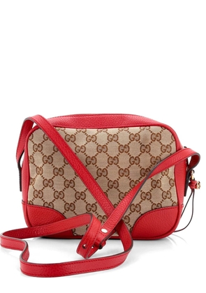 Gucci Pre-Owned Bree Disco GG Canvas with Leather Mini crossbody bag - Brown
