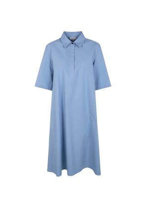 Antonelli polo-collar dress - Blue