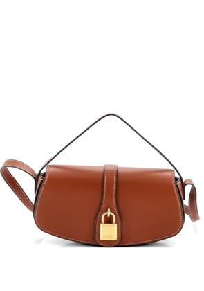 Celine Pre-Owned Tabou Clutch with Strap Smooth Calfskin shoulder bag - Brown