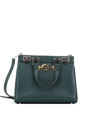 Gucci Pre-Owned Zumi Top Handle Bag Leather Small satchel - Green