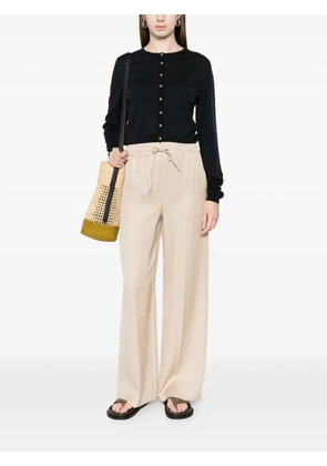 Marella drawstring-fastening trousers - Neutrals