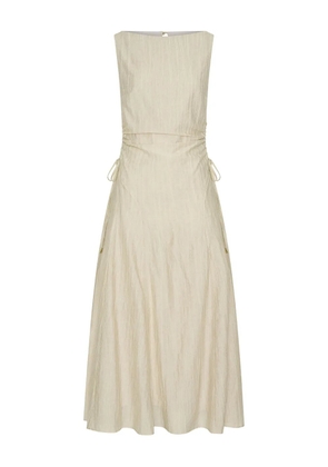 Anna Quan Mai sleeveless midi dress - Neutrals
