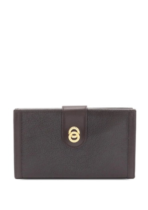 Bvlgari Pre-Owned 2010-2025 Leather Doppio Tondo Wallet long wallets - Brown