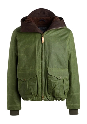 Ceccarelli buttoned pocket hooded jacket - Green