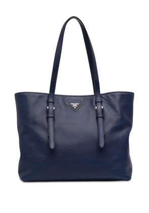 Prada Pre-Owned 2010-2025 Saffiano Soft Shopping tote bag - Blue