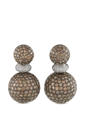 LB Exclusive diamond earrings - Black