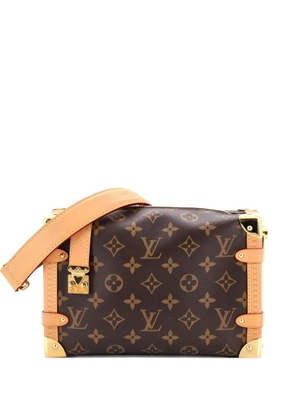 Louis Vuitton Pre-Owned Side Trunk Handbag Monogram Canvas MM satchel - Brown