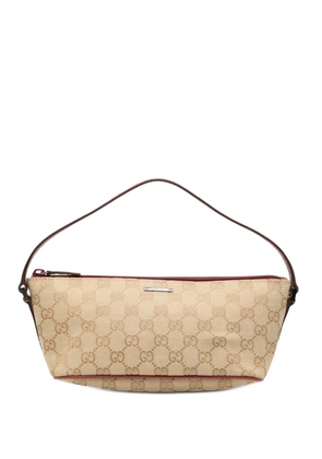 Gucci Pre-Owned 2000-2015 GG Canvas Boat shoulder bag - Brown