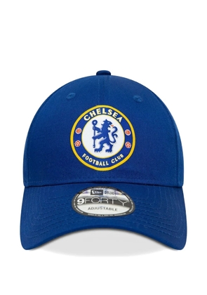 NEW ERA CAP logo patch adjustable strap cap - Blue