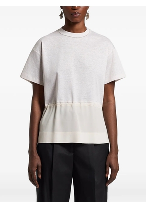 Peserico drawstring T-shirt - Neutrals