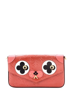 Louis Vuitton Pre-Owned Felicie Pochette Limited Edition Valentine Dog Monogram Vernis crossbody bag - Pink
