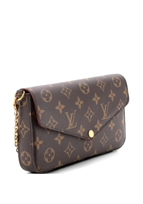 Louis Vuitton Pre-Owned Felicie Pochette Monogram Canvas crossbody bag - Brown