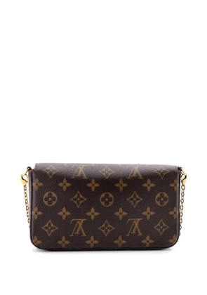 Louis Vuitton Pre-Owned Felicie Pochette Monogram Canvas crossbody bag - Brown