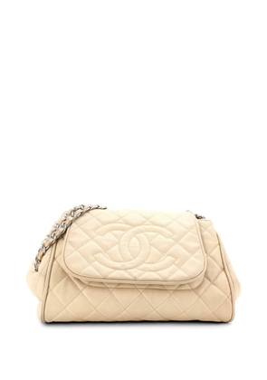 CHANEL Pre-Owned Timeless Accordion Flap Bag Quilted Caviar shoulder bag - Neutrals