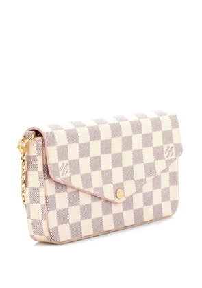 Louis Vuitton Pre-Owned Felicie Pochette Damier crossbody bag - White