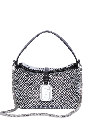 GCDS mini Mega Comma shoulder bag - Silver