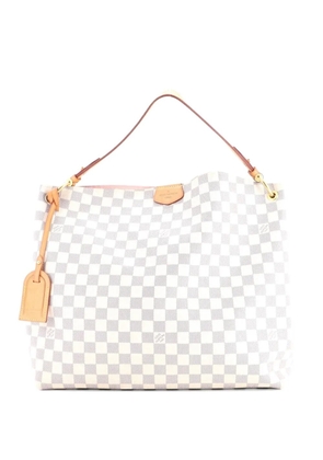 Louis Vuitton Pre-Owned Graceful Handbag Damier MM hobo bag - White