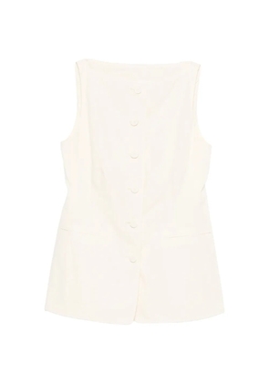 MARK KENLY DOMINO TAN buttoned waistcoat - Neutrals