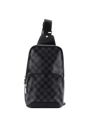 Louis Vuitton Pre-Owned Avenue Sling Bag Damier Graphite crossbody bag - Black