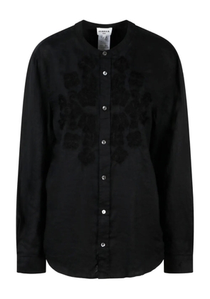 P.A.R.O.S.H. embroidered shirt - Black