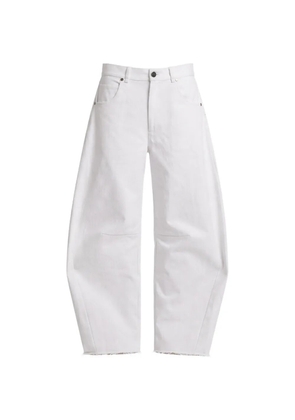 Phisique Du Role frayed-hem jeans - White