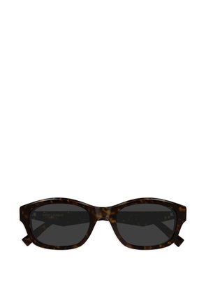Saint Laurent Eyewear round wayfarer sunglasses - Brown