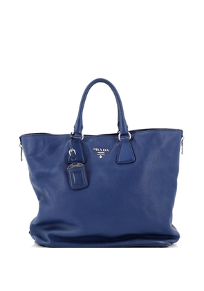 Prada Pre-Owned Side Zip Convertible Vitello Daino Medium tote bag - Blue