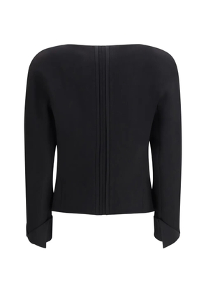 Chloé collarless fitted jacket - Black
