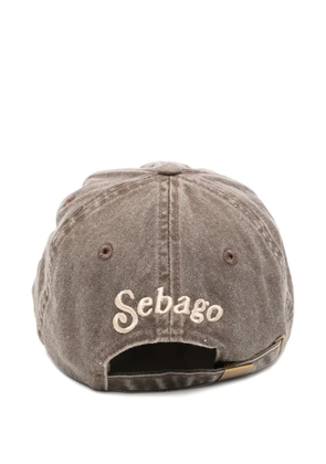 Sebago Connor Fish embroidered baseball cap - Brown