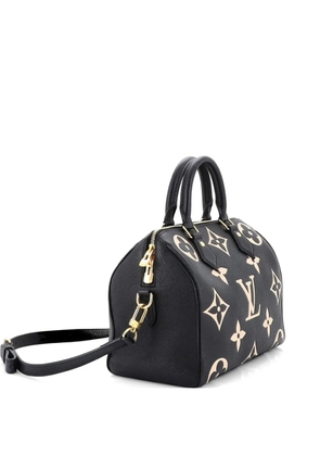 Louis Vuitton Pre-Owned Speedy Bandouliere Bag Bicolor Monogram Empreinte Giant 25 handbag - Black