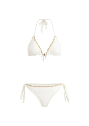 BANANA MOON Dimka Santa Fé crochet-trim swimsuit - White