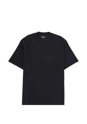 Emporio Armani logo-detail T-shirt - Black