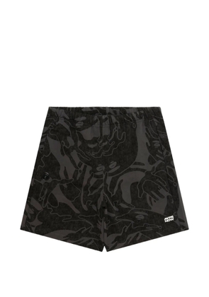 AAPE BY *A BATHING APE® camouflage shorts - Black