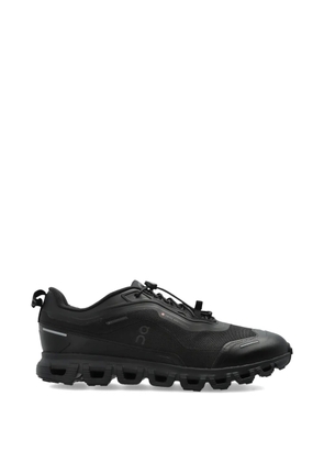 On waterproof lace-up sneakers - Black