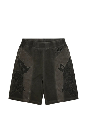 AAPE BY *A BATHING APE® logo-appliqué shorts - Grey