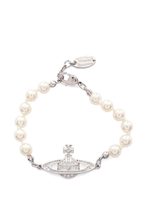 Vivienne Westwood Pre-Owned 2020s mini Bas Relief bracelet - Silver