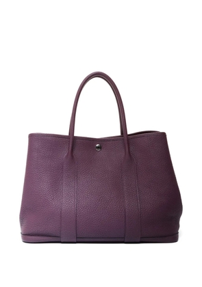 Hermès Pre-Owned 2019 Garden Party leather tote bag - Purple