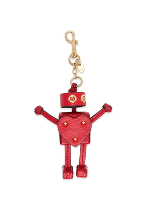 Anya Hindmarch Studs Heart keyring - Red