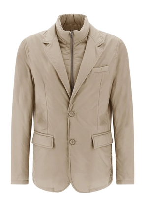 Herno quilted single-breasted blazer - Neutrals